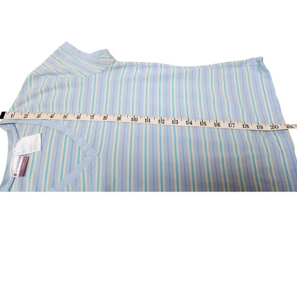 No Boundaries Lgt Blue, White ,Yellow and Teal Short Sleeve T shirt Jr. Size 7-9 - Picture 5 of 8